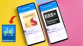 Snapdragon 8 Gen 1 vs Snapdragon 888+ Geekbench Comparison which is Best 🔥🔥🔥