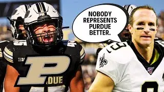 Purdue Legend Drew Brees Praises RB Devin Mockobee: 