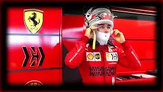 Charles Leclerc on SF21 Ferrari Garage Bahrain Test 2021