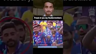 Proud of you my Muslim brothers M Siraj ❤️ | #reation #muslim #siraj #shorts