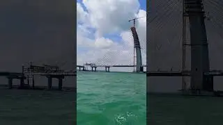 BEYT DWARKA SIGNATURE BRIDGE CONNECTING TO OKHA #expressway #ytshorts #gujarat