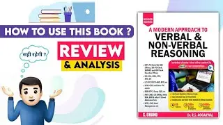 How to Solve RS Aggarwal Reasoning Book | Verbal & Non Verbal Reasoning by RS Aggarwal Review 🔥