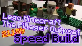 Lego Minecraft Speed Build - 21159 The Pillager Outpost
