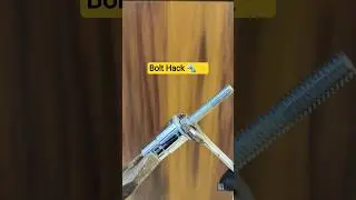 DIY Bolt Hack: Tighten Bolts Fast with Drill 🔩⚡