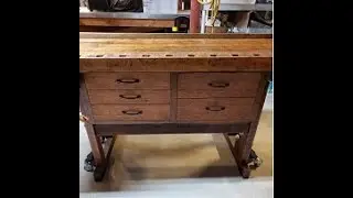 Workbench restoration - Restoring a woodworking cabinet maker's bench.