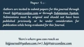 Health Informatics - An International Journal (HIIJ)