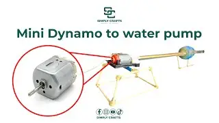 How to make water pump from mini dynamo. #DIY #DoItYourself #HowTo #Tutorial #simply_craftskh 