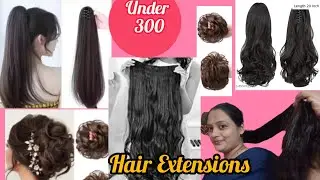Meesho वरून स्वस्तात भारी Hair Extensions 😍 | Real Review | Long & Thick Hair Look 💁&zwj;♀️#meesho