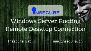 Windows Server Rooting - Remote Desktop Connection