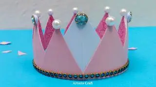 Origami Paper Crown | How to Make Paper Crown for Queen | DIY Paper Crown Queen