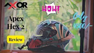 Axor Apex Helmet Review | Best helmets under 5000 | best budget helmet 2023 | Best Design👌🏻