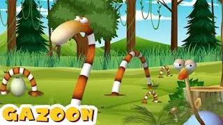 Parque Infantil | Gazoon Brasil | Livro da Selva | Desenhos Animados Engra&ccedil;ados Para Crian&ccedil;as