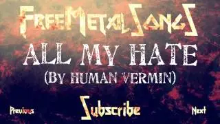 Royalty Free Metal - All my Hate (by Human Vermin) - Download link in description