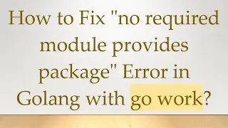 How to Fix 