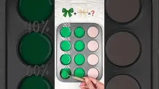 🌿 &ldquo;4 Creamy Green Mixes You&rsquo;ll Fall in Love With 💚✨&rdquo; #colormixing #colorpalette #colormix #artshorts