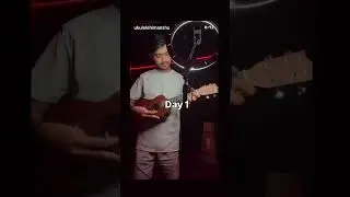Happy Birthday Song on Ukulele | First Attempt 🎶   #Ukulele #HappyBirthdaySong #BeginnerUkulele