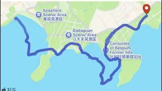 [러닝같이?] 칭따오 해변 러닝 12km 🌊 풍경 위주의 힐링 펀런 @Talkin_Jip 