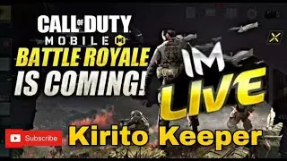 LIVE STREAM KIRITO KEEPER MULTIPLAYER HALLOWEEN GAMEPLAY|| CALL OF DUTY: MOBILE || CODM