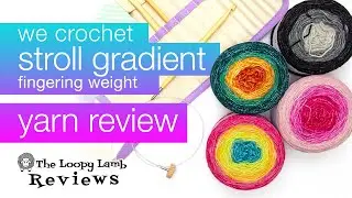 We Crochet Stroll Gradient Fingering Weight Yarn Review