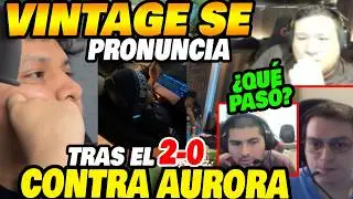VINTAGE se pronuncia tras el 2-0 de PAIN GAMING contra AURORA