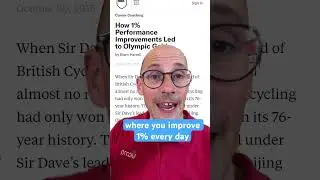 Marginal Gain How you can improve 1% every day