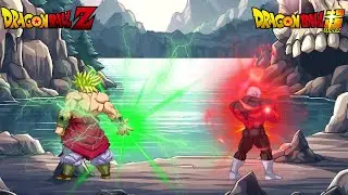 Jiren vs Broly Z - Dragon Ball Super vs Dragon Ball Z