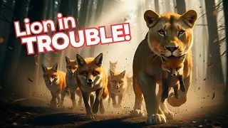 Lioness got in trouble by Fox pack, Unity Wins | Wildlife Short Film