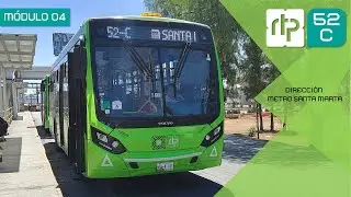 &iexcl;TIEMPO R&Eacute;CORD! | [Ida] RTP CDMX [4k60fps] Ruta 52-C: Metro Zapata - Metro Santa Marta