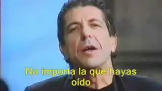 Leonard Cohen - Hallelujah subtitulada en Español