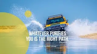 &ldquo;Whatever purifies you is the right path.&rdquo; - Rumi - Saudi Tourism Group Exclusive Video #STG_D2D