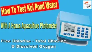 How To Test Koi Pond Water Parameters With A Hanna Photometer - Part 2 - Chlorine & Dissolved Oxygen