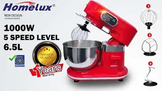 UNBOXING-HOMELUX 6.5L STAND MIXER / FLOUR MIXER / CAKE MIXER / BAKING HSM-F612