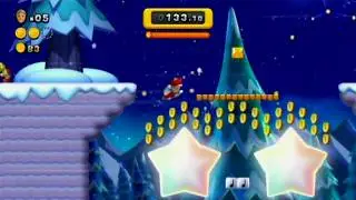 New Super Mario Bros. U - Boost Rush: Flying Squirrel Pack With My Mii (No Damage - Full Gameplay)