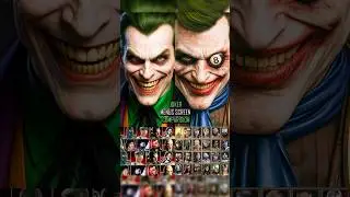 Выбор персонажа Джокера в Mk vs Dc Universe, Injustice 1, Injustice 2 и MK11 #mortalkombat