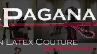 DeaPagana Italian Latex Couture Torino 2015 Backstage
