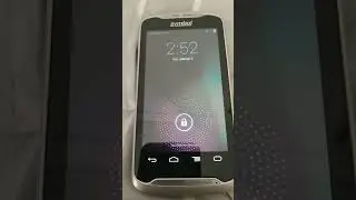 Symbol Zebra TC55AH Startup And Shutdown (Reuploaded)