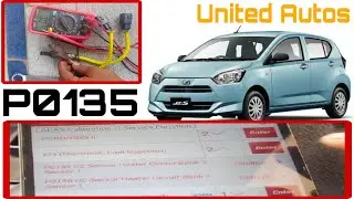 P0135 O2 sensor heater circuit bank 1 sensor 1 || Fixed code p0135 || Daihatsu Mira || Toyota ||