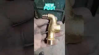 Brass Cock Short Nozzle Water Tap manufacturing in workshop #brass#brass tap workshop#machine#shorts