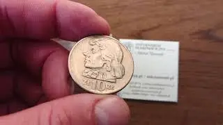 PRL. PR&Oacute;BA Miedzionikiel 10 złotych 1958 Tadeusz Kościuszko - bez napisu PR&Oacute;BA - tylko 5 sztuk!
