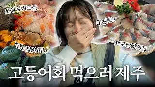 내 소원은 삼시세끼 고등어회 그리고 찐빵먹기 🐟 백록집, 모살물, 제주찐빵, 산지해장국, 여자풋살