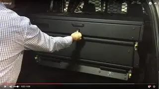 Setina Police Interceptor SUV Utility Explorer Storage Organizer Rear Cargo Box