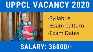 UPPCL सहायक समीक्षा अधिकारी Vacany 2020 I UPPCL ARO EXAM SYLLABUS I UPPCL ARO Salary