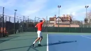 Juan Martin del Potro - the ATP Players most recent practice session. After injury and rehab!