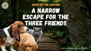 Saved by the Leopard &ndash; A Narrow Escape for the Three Friends | Cute Animal RESCUE [episode4]