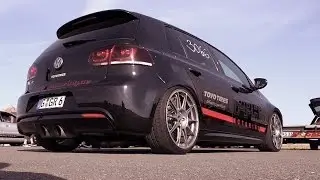 VW Golf 6 R Turbo Tuning Acceleration Sound