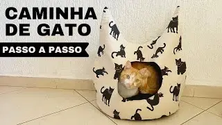 Como fazer CAMINHA DE GATO passo a passo para iniciantes na costura