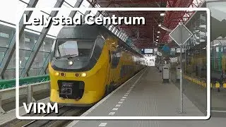 VIRM vertrekt van station Lelystad Centrum!
