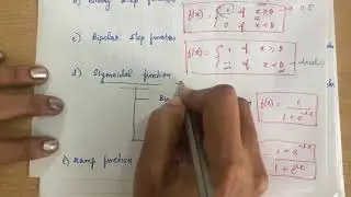 5. #Activation Functions - Artificial Neural networks - #identity function, #sigmoid function