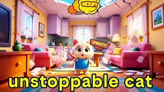Emotional Cat Story | Hardworking Maid Cat Repairs Broken House | Heart Touching Cartoon Cat Story