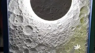 Moonscape in a Modern Frame Lamp Kit MH001 3D Print | Designer LightCore3D